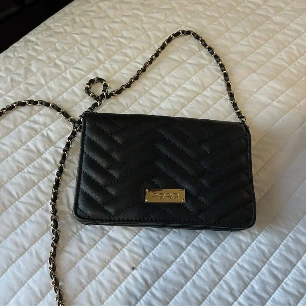 Bebe Small Black Crossbody